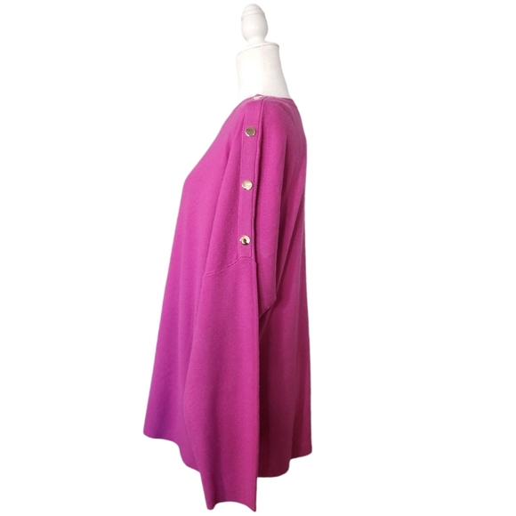 Vila Milano Very Berry Pullover Sweater Women's Size 1X Preppy Casual - Picture 1 of 8